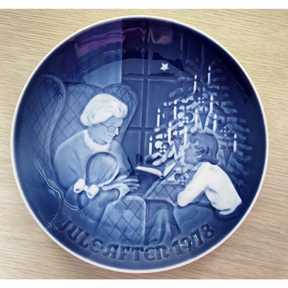 PLATE-COPENHAGEN DENMARK-BING & GRONDAHL-A CHRISTMAS TALE-1978 - Picture 4 of 7